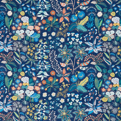Whimsy - Garden Navy Yardage