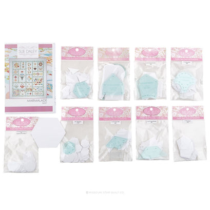 Sue Daley Marmalade Pattern with Papers and Template