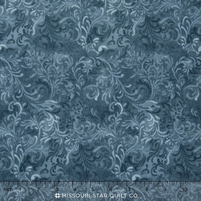 Wilmington Essentials - Embellishment Dusty Blue Yardage
