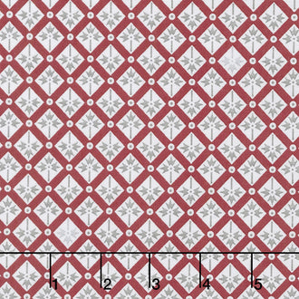 Rustic Romance - Spade Red Yardage
