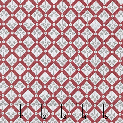 Rustic Romance - Spade Red Yardage