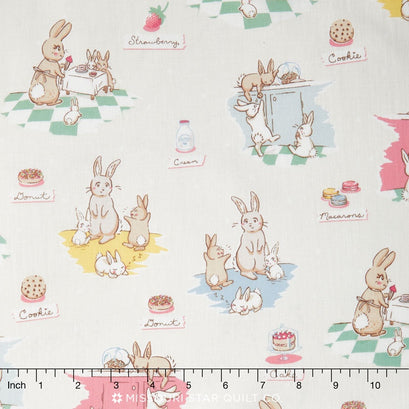 Bunnies and Cream - Main Cream Yardage