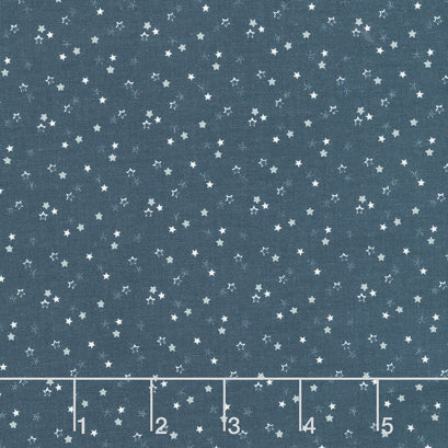 Snowman Gatherings IV - Snowy Night Night Sky Yardage