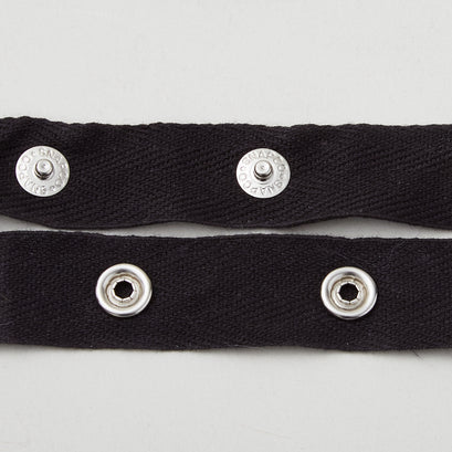 1+1/2" Spaced 15 Line Snap Tape 3/4" - Black