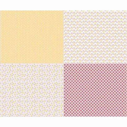 Sew Cherry 2 - Fat Quarter Yellow Panel