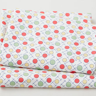Blossoms - Polka Dot Red/Green 2 Yard Cut