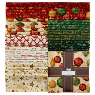 Winter's Grandeur II Holiday Metallic Ten Squares