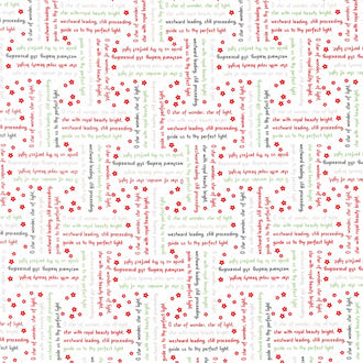 Starberry - Woven Song Off White Yardage