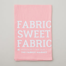 Missouri Star Fabric Sweet Fabric Hot Pink Canvas Tea Towel Primary Image