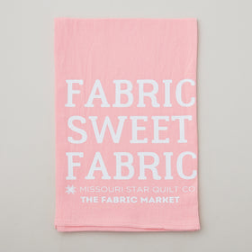 Missouri Star Fabric Sweet Fabric Hot Pink Canvas Tea Towel Primary Image