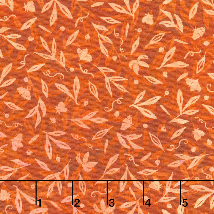 Potpourri - Leaves Sienna Yardage