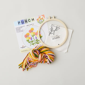 Poppies Punch Needle Embroidery Kit