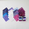 Woodcut Blossoms Batiks Favorites Fat Quarter Bundle Primary Image
