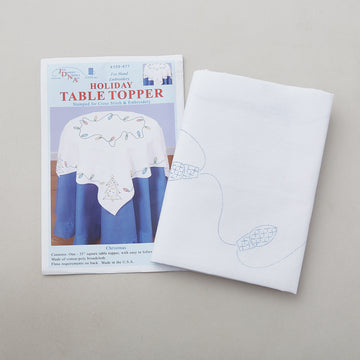 Christmas Embroidery Table Topper Kit Alternative View #2