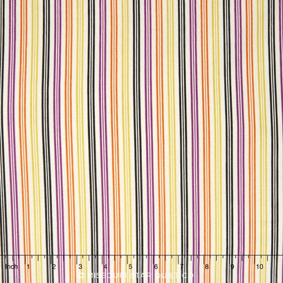 Lost and Found Halloween - Halloween Stripes Multi Yardage