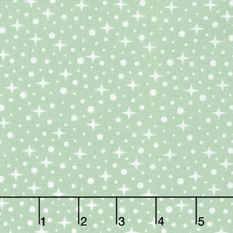 Terrarium - Stars Dots Leaf Yardage