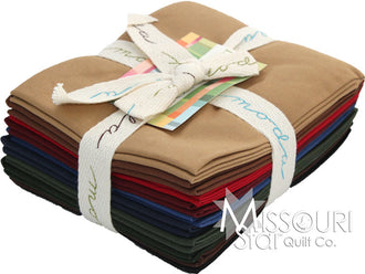 Bella Solids Darks Fat Quarter Bundle