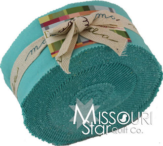 Bella Solids Egg Blue Jelly Roll