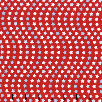 Patriotic Picnic - Wave Red Yardage
