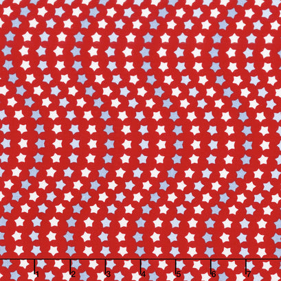 Patriotic Picnic - Wave Red Yardage