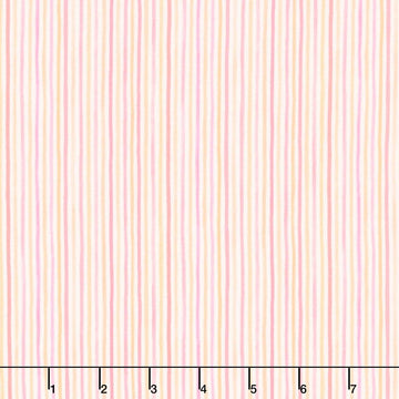 Seascape - Seersucker Stripe Peach Pink Yardage Primary Image
