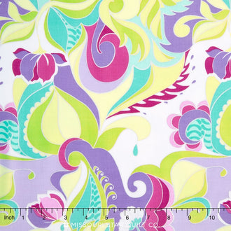Extravaganza - Floral Purple Yardage