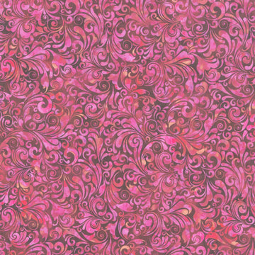 Prism II - Swirls Magenta Yardage Primary Image