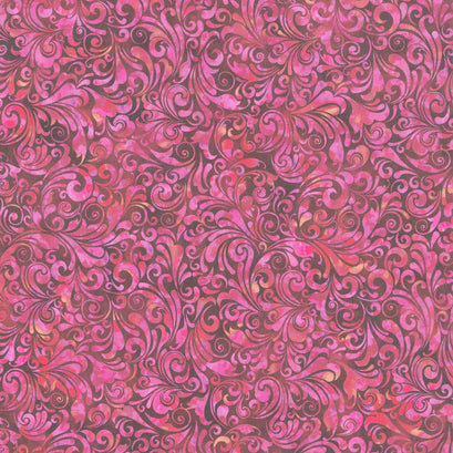 Prism II - Swirls Magenta Yardage
