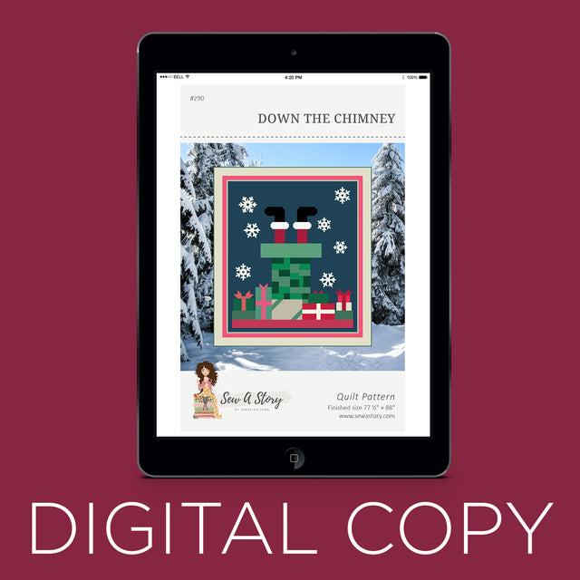 Digital Download - Down the Chimney Quilt Pattern Primary Image