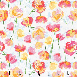 Paige's Passion - Passion Toss Blue Yardage