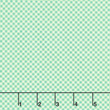 Strawberry Lemonade - Gingham Check Mint Yardage Primary Image