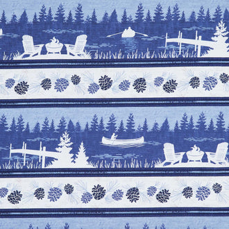 Lake Retreat - Repeating Stripe Multi Yardage