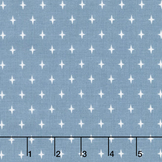 Lancelot - Stars Dark Blue Yardage