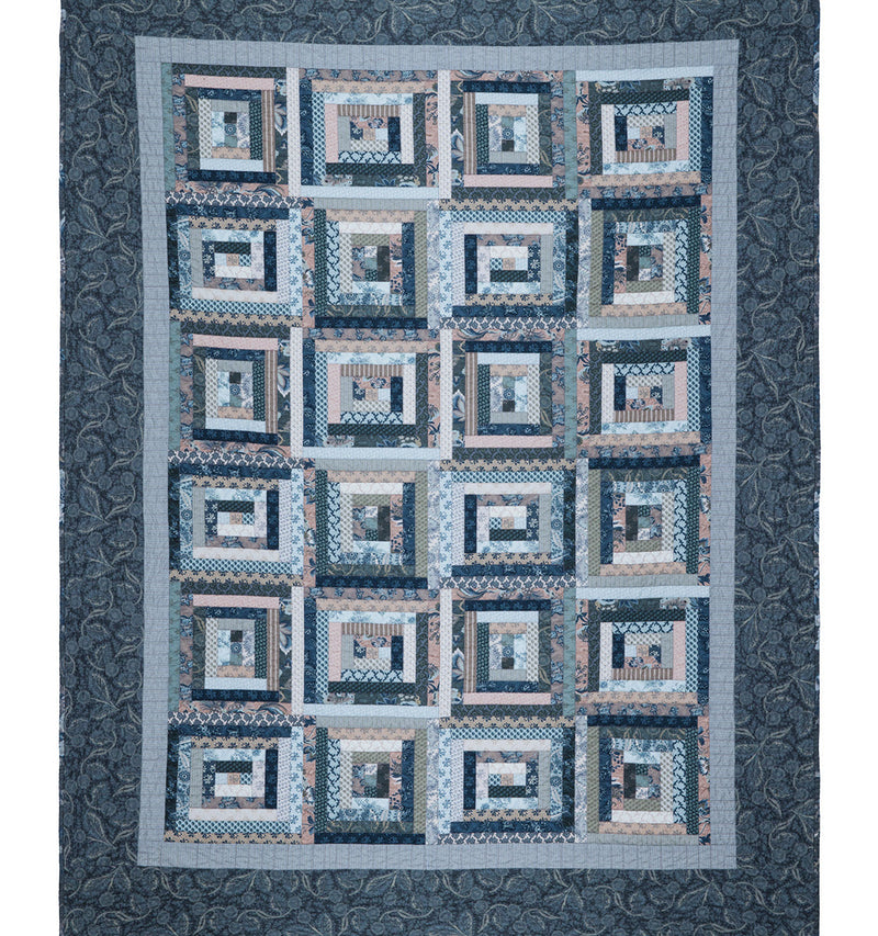 Bougie Cabin (Heirloom) Free Quilt Pattern by Windham Fabrics