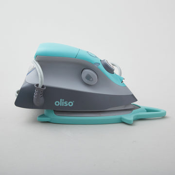 Oliso® M3PRO Mini Project Iron with Trivet - Aqua