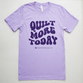 Missouri Star Quilt More Today Purple T-shirt - 3XL