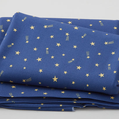 Baby's Adventure - Ditsy Stars Navy 3 Yard Cut