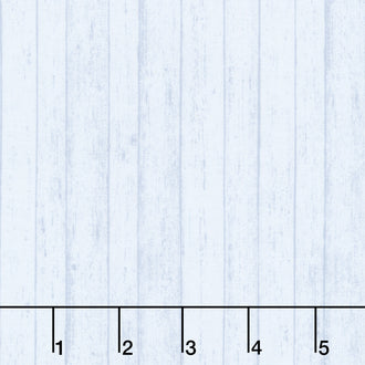 Farm-tastic Friends - Woodgrain Blue Yardage