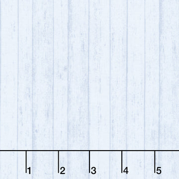 Farm-tastic Friends - Woodgrain Blue Yardage