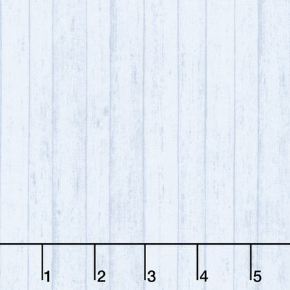 Farm-tastic Friends - Woodgrain Blue Yardage