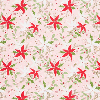 Once Upon a Christmas - Poinsettia Dance Princess Yardage