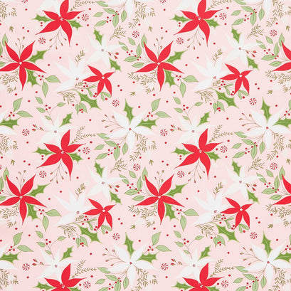 Once Upon a Christmas - Poinsettia Dance Princess Yardage