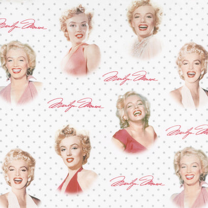 Marilyn Monroe by The Estate of Marilyn Monroe - Portraits Sweet Digitally Printed Yardage