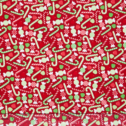 Home for the Holidays - Candy Red Yardage