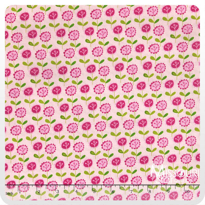 Summer Breeze - Floral Pink Yardage