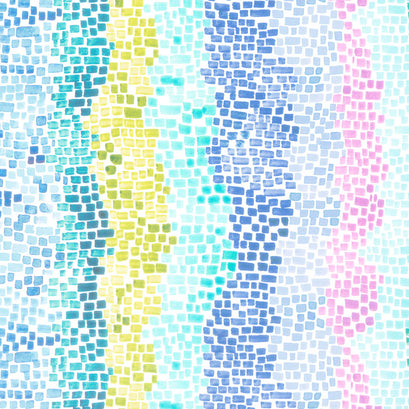 Coming Up Roses - Pixel Petals Breeze Yardage