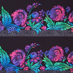 Vivid - Floral Border Jewel Yardage Primary Image