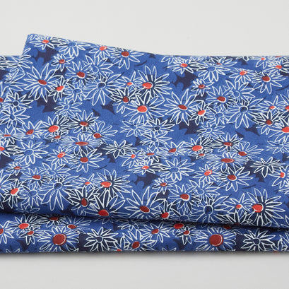 Tried & True Favorites - Daisies Navy 2 Yard Cut