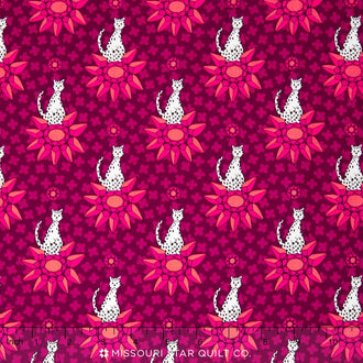 Rhoda Ruth - Leopard Petal Yardage