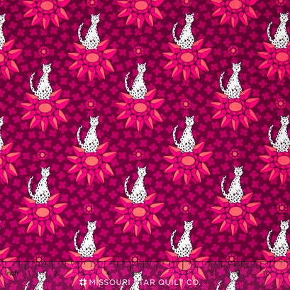 Rhoda Ruth - Leopard Petal Yardage